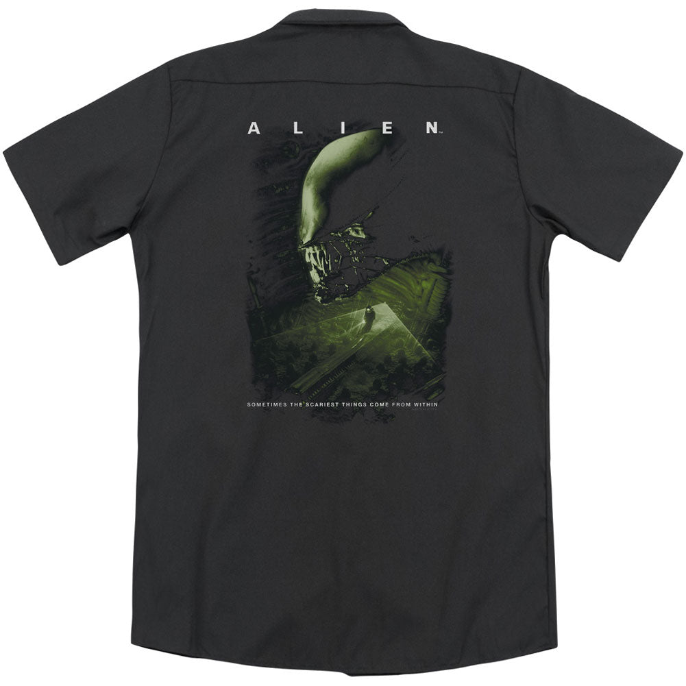 Alien Lurk(Back Print) Workshirt Back