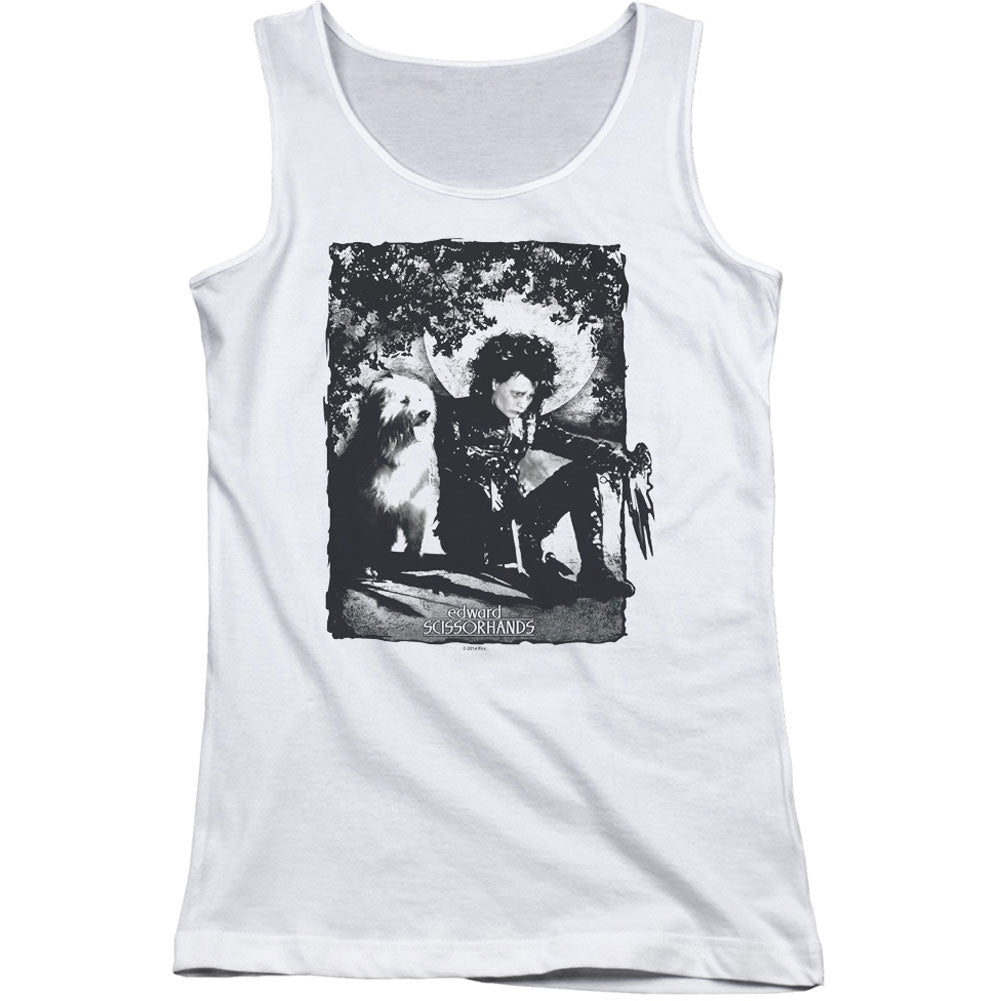Edward Scissorhands Lucky Dog Womens Tank Front