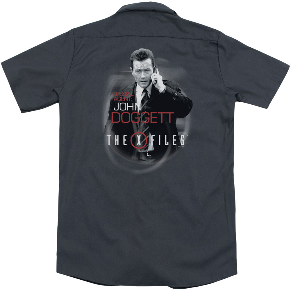 X Files Doggett(Back Print) Workshirt Back