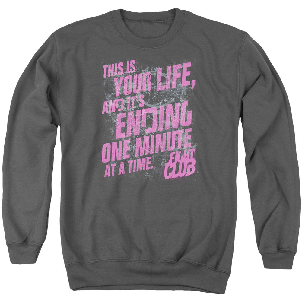 Fight Club Life Ending Adult Sweatshirt Front