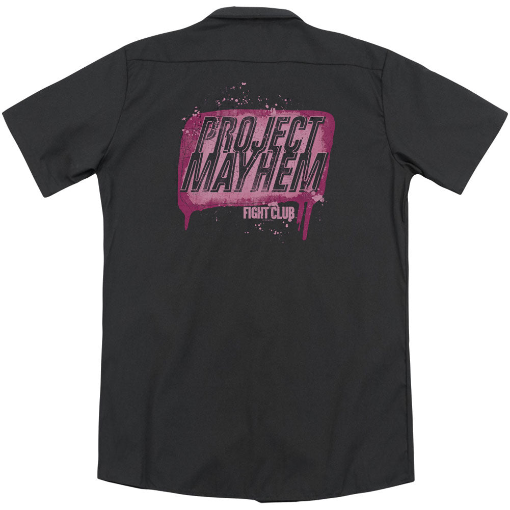 Fight Club Project Mayhem(Back Print) Workshirt Back