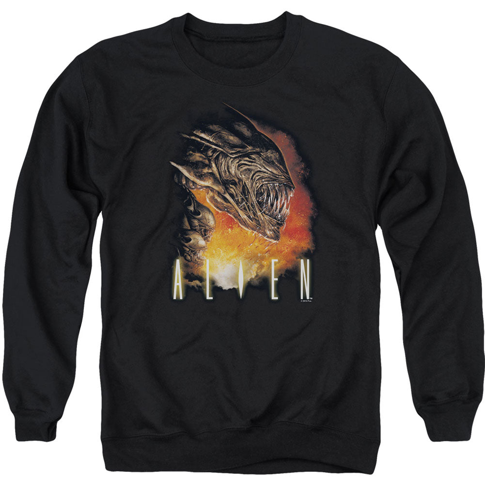 Alien Fangs Adult Sweatshirt Front