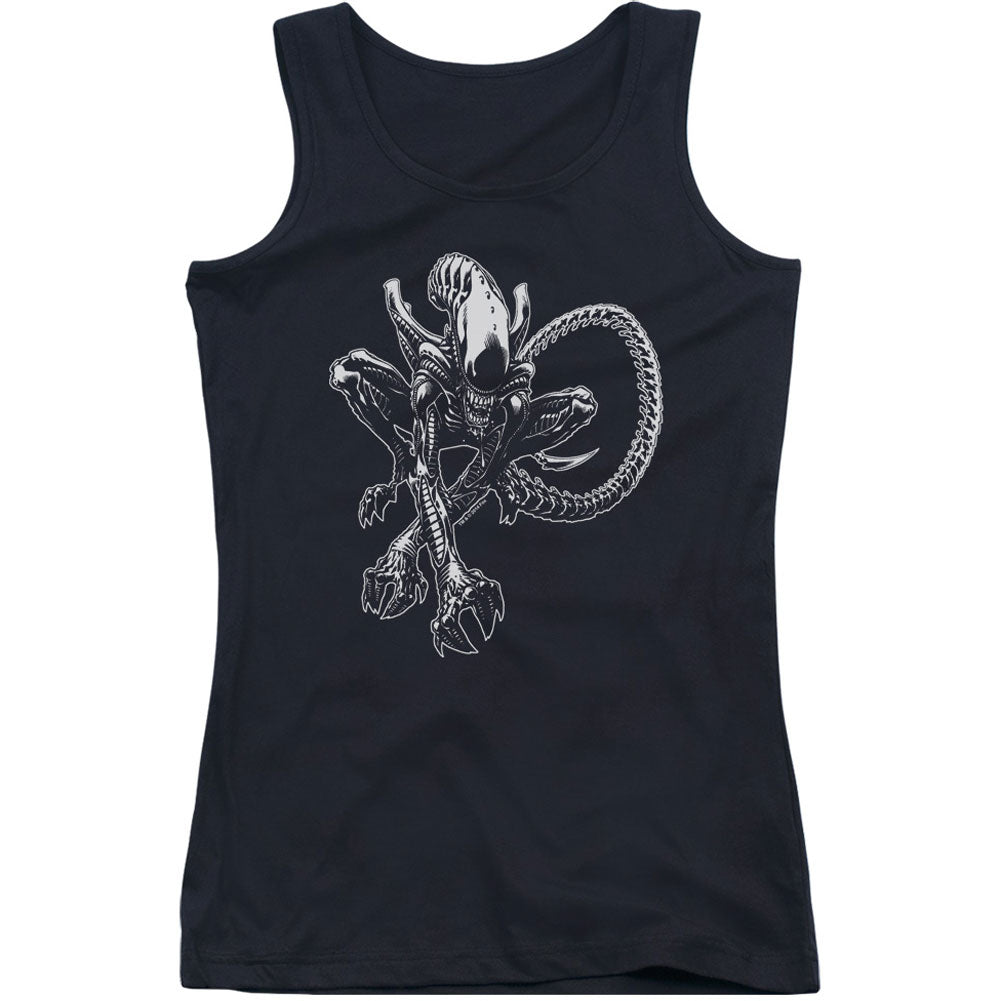 Alien Xenomorph Womens Tank Front