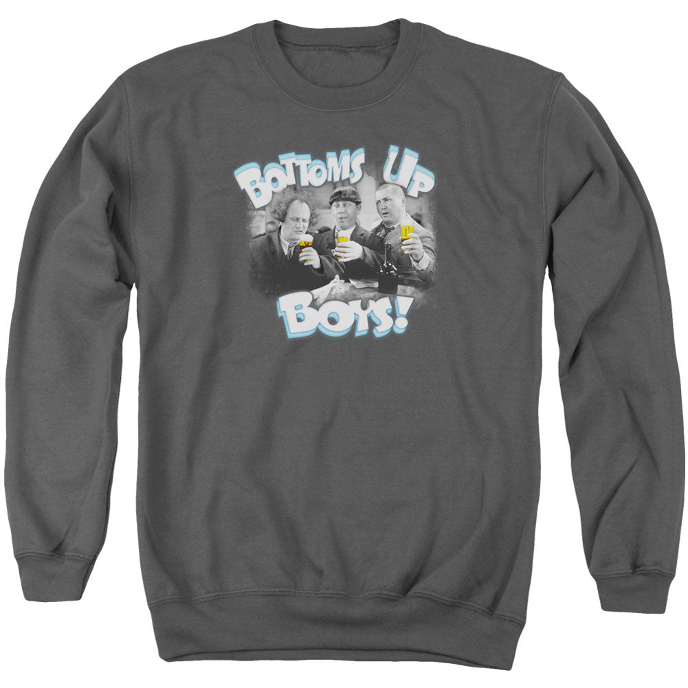 Three Stooges Bottoms Up Adult Sweatshirt Front