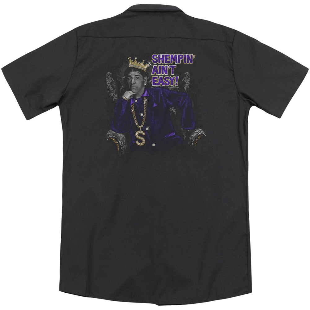 Three Stooges Shempin (Back Print) Workshirt Back