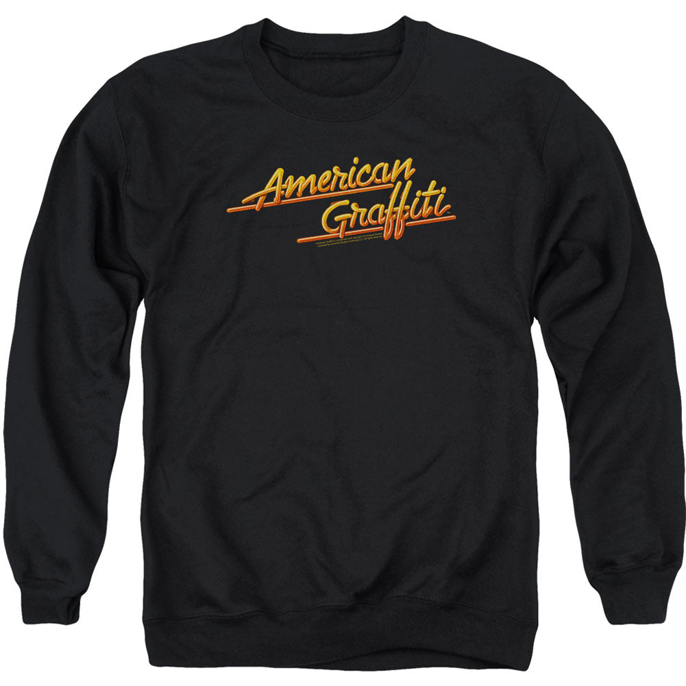 American Graffiti Neon Logo Adult Sweatshirt Front