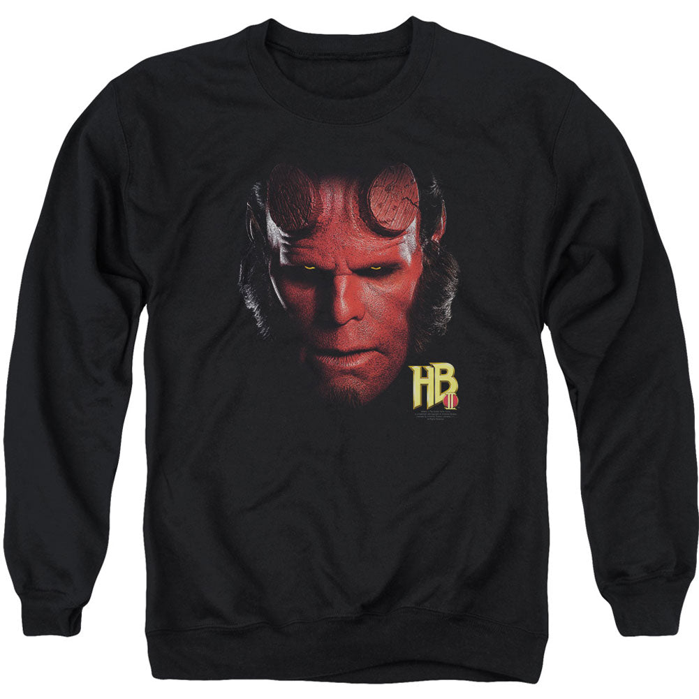 Hellboy Head Adult Sweatshirt Front