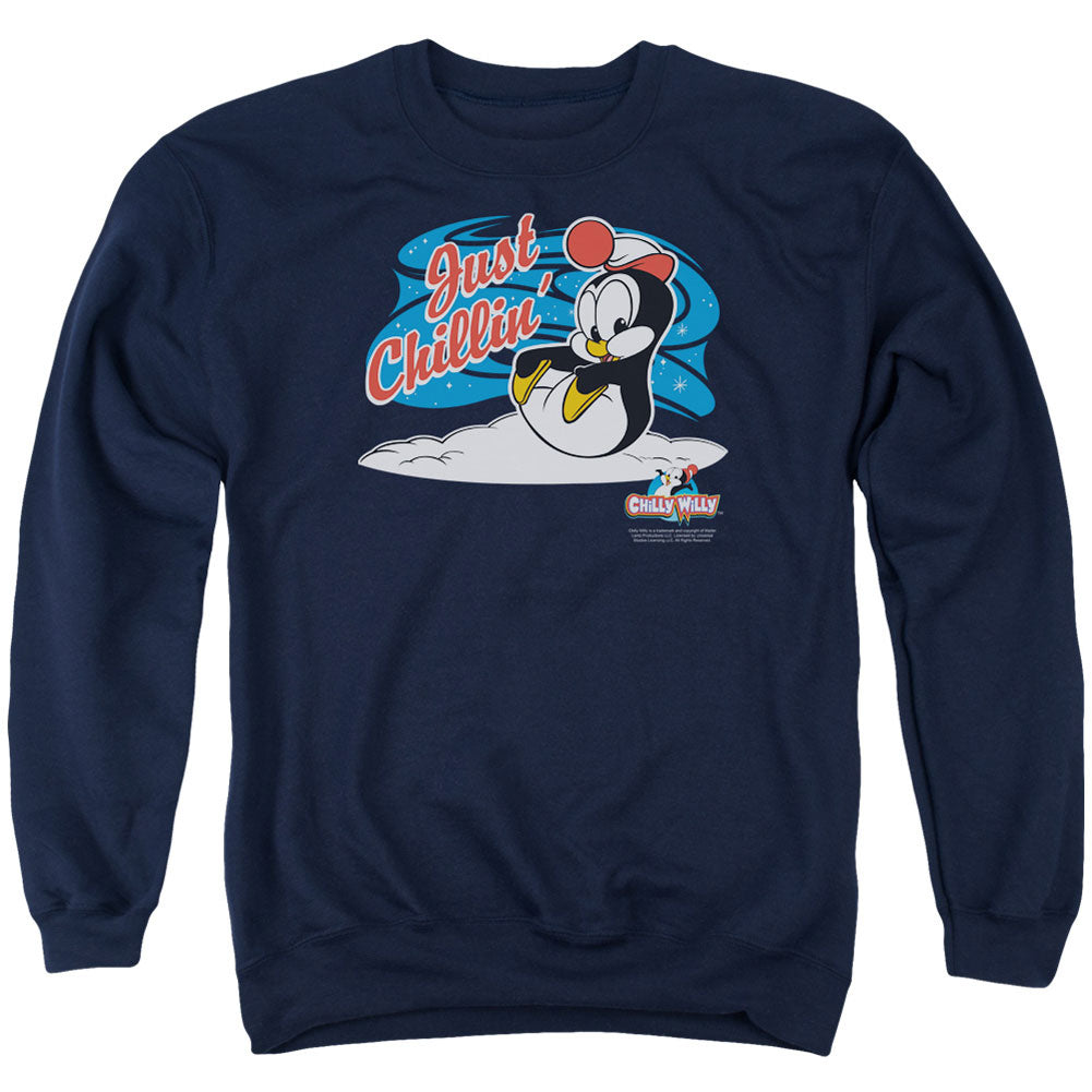 Chilly Willy Just Chillin Adult Sweatshirt Front