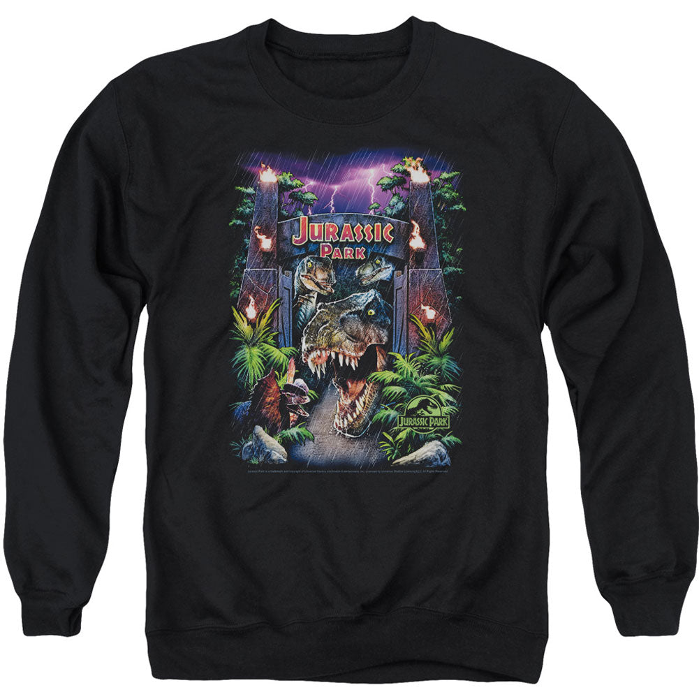 Jurassic Park Welcome To The Park Adult Sweatshirt Front