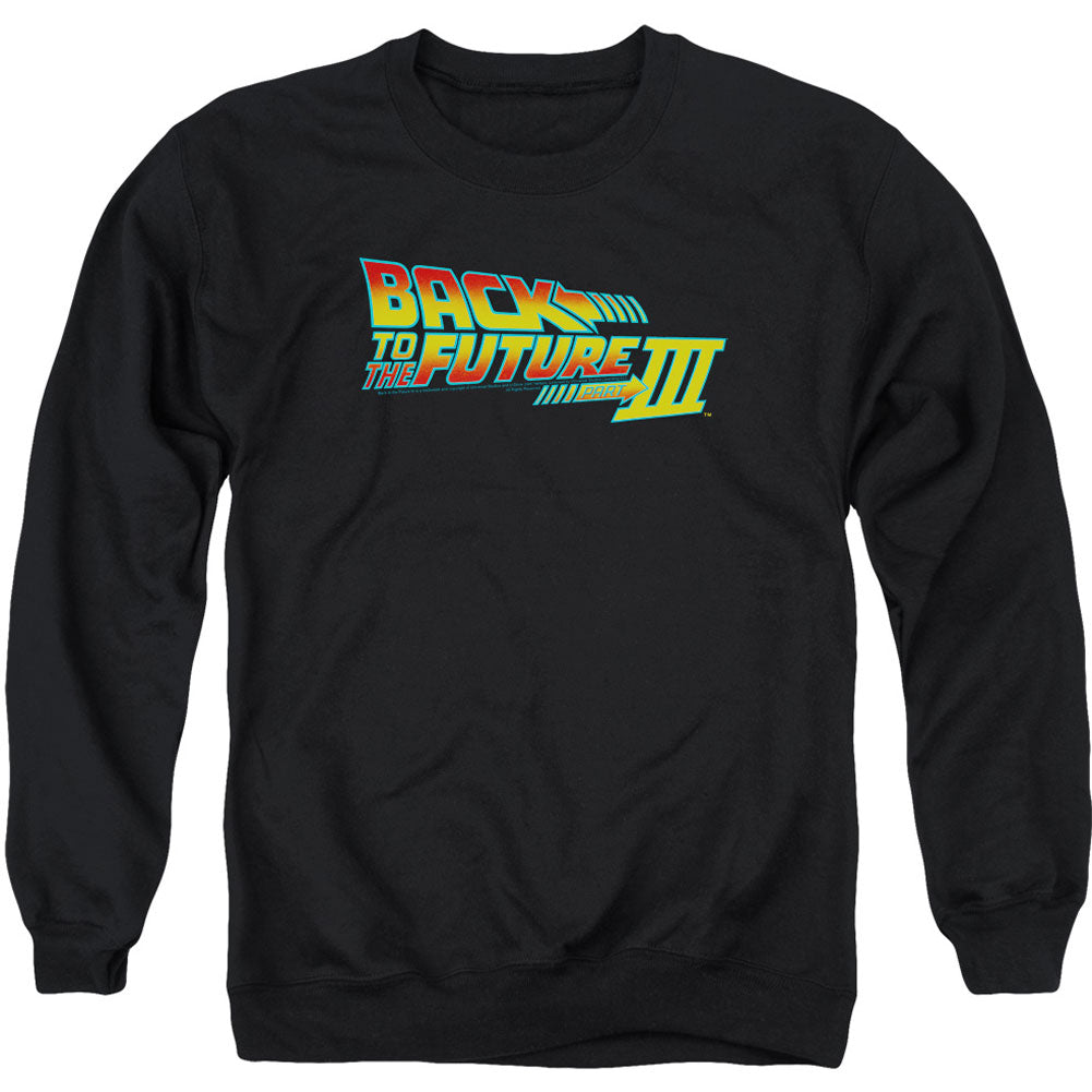 Back To The Future Logo Adult Sweatshirt Front