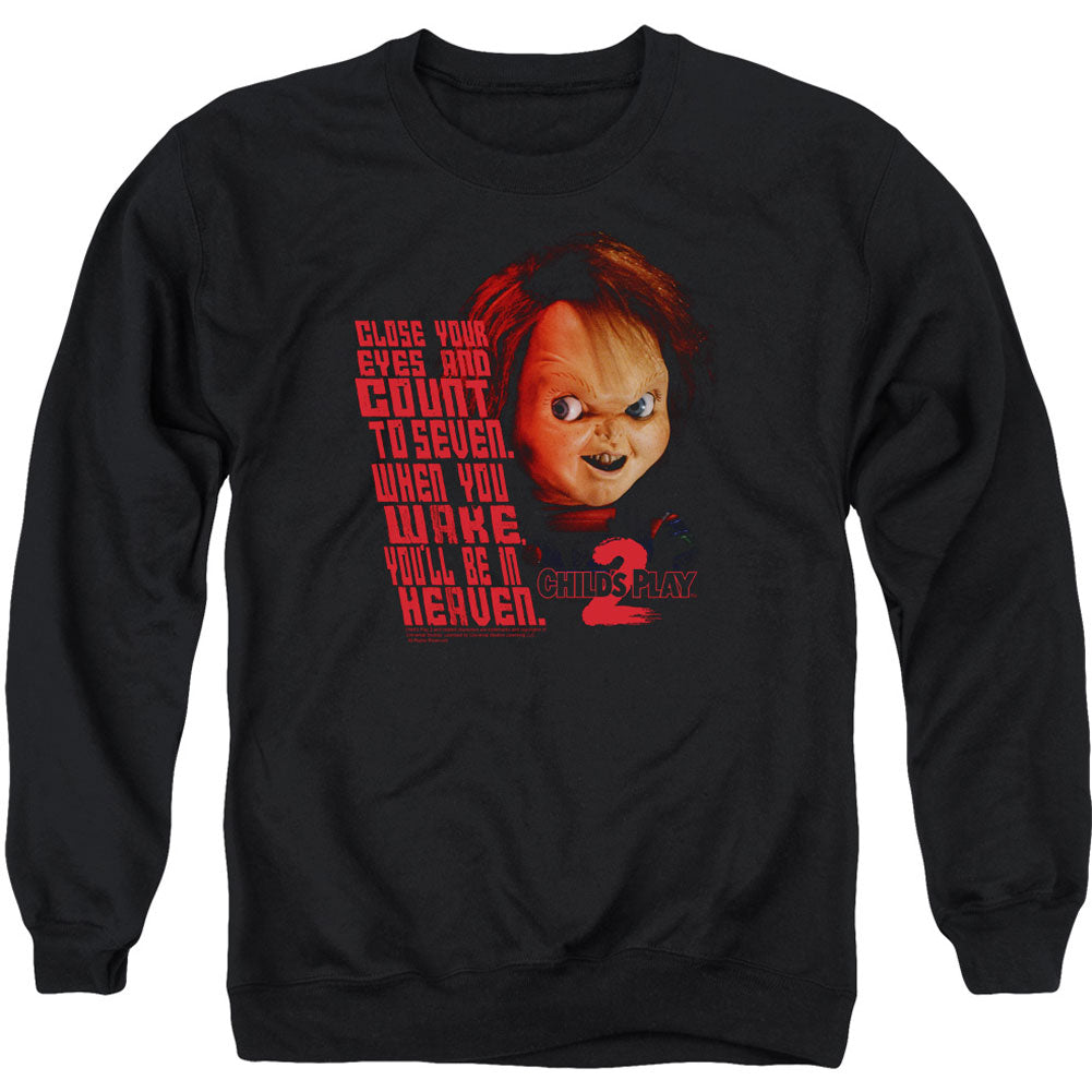 Child's Play In Heaven Adult Sweatshirt Front