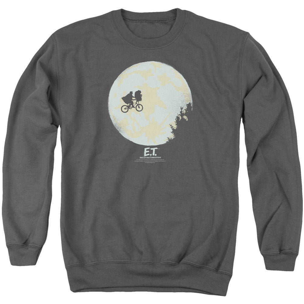 E.T. In The Moon Adult Sweatshirt Front