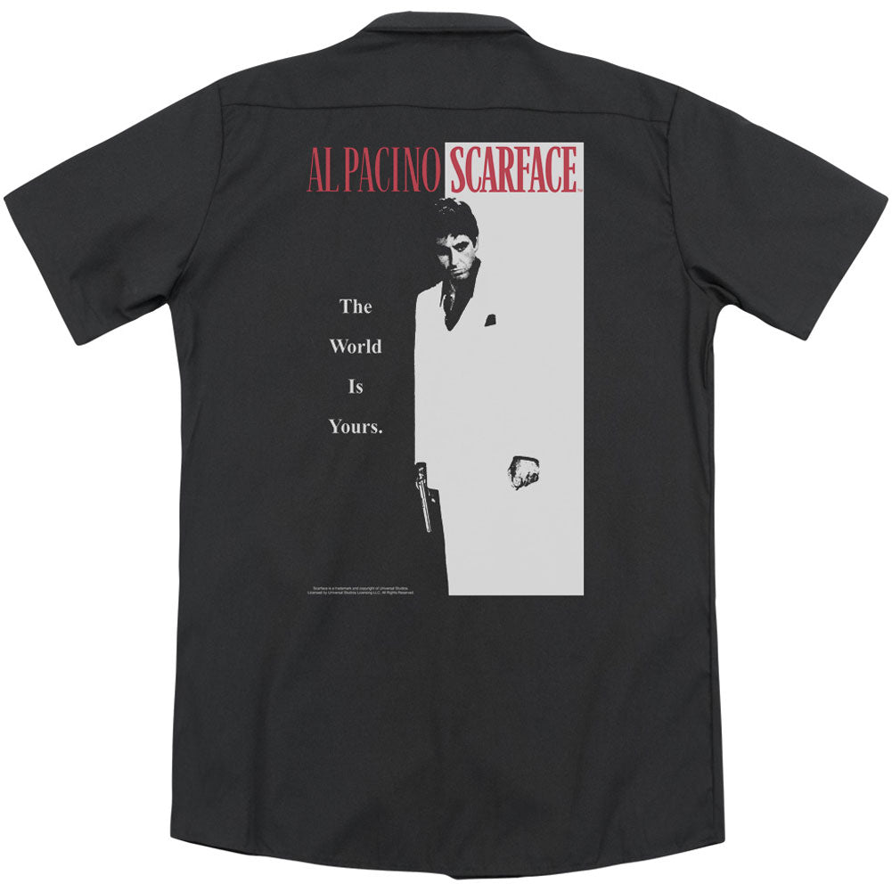 Scarface Classic (Back Print) Workshirt Back