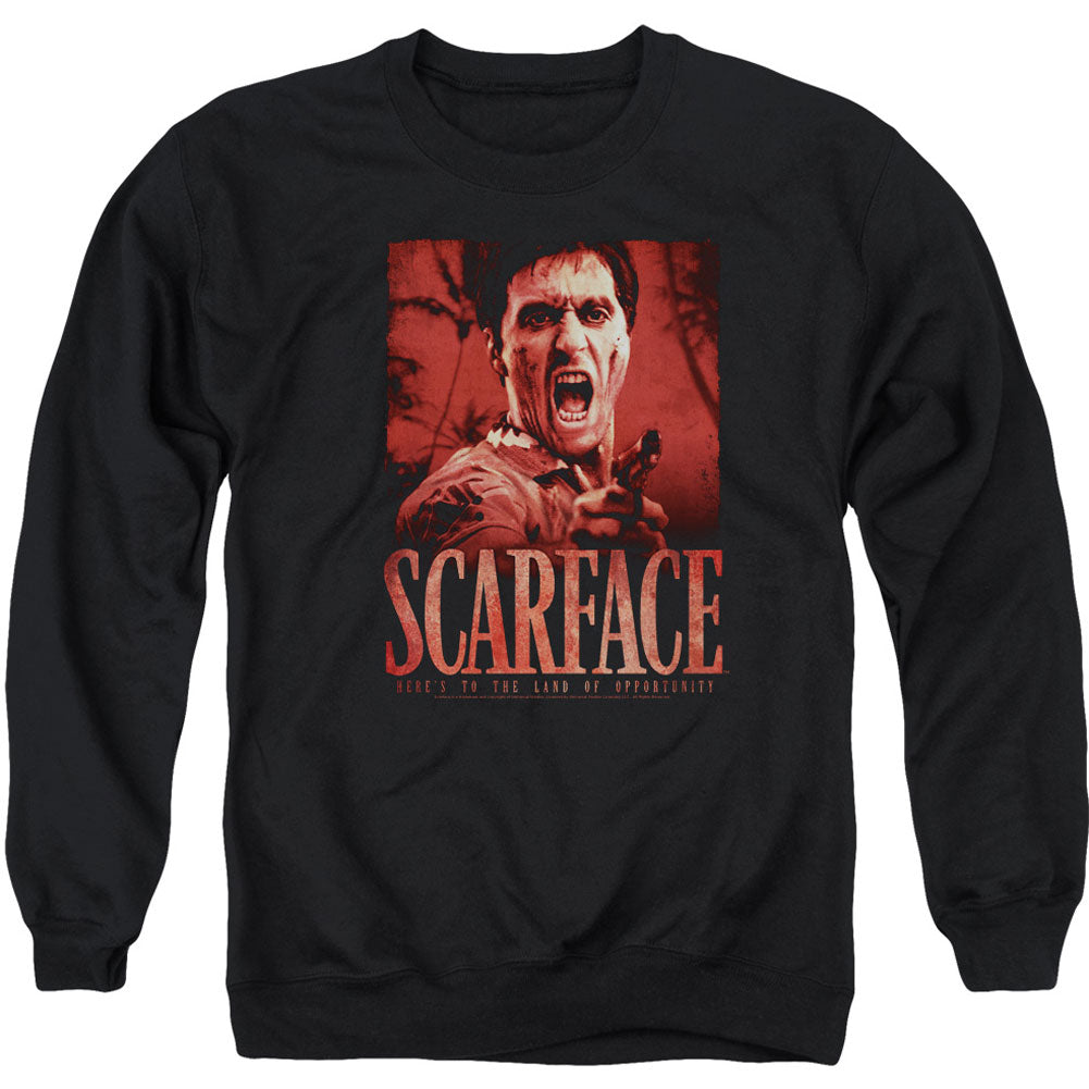 Scarface Opportunity Adult Sweatshirt Front