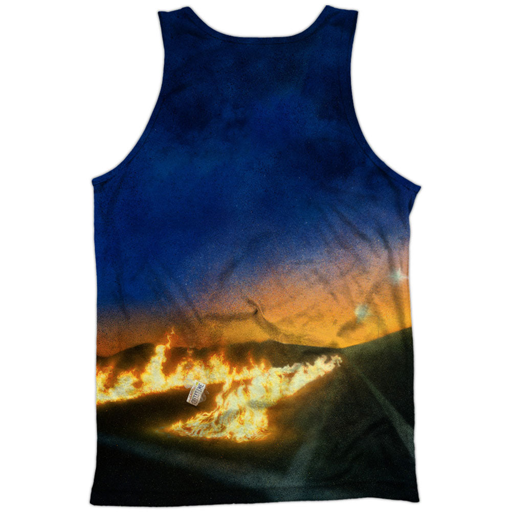 Back To The Future Movie Poster 100% Poly Mens Tank Back