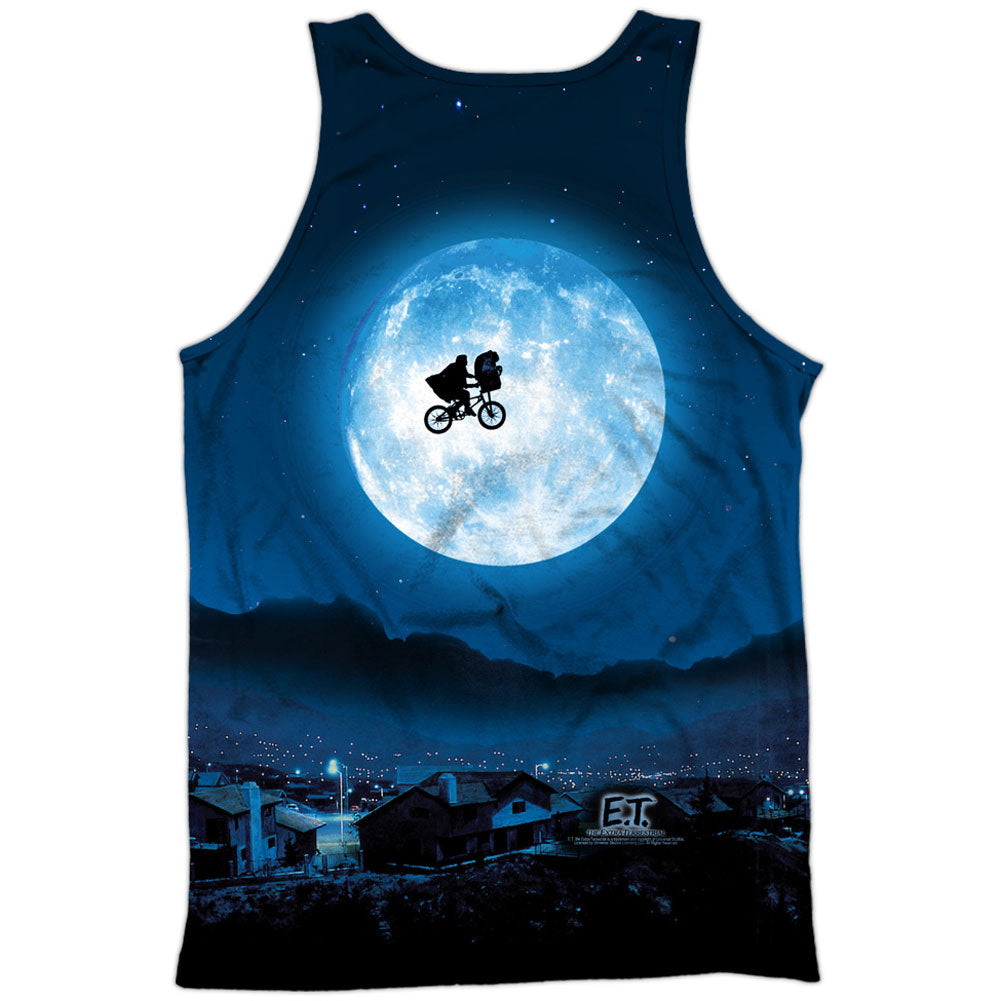 E.T. Moon 100% Poly Mens Tank Back