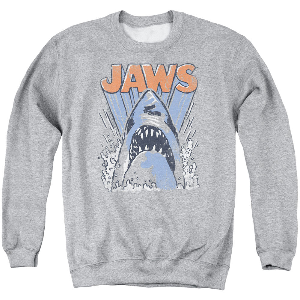 Jaws Comic Splash Adult Sweatshirt Front