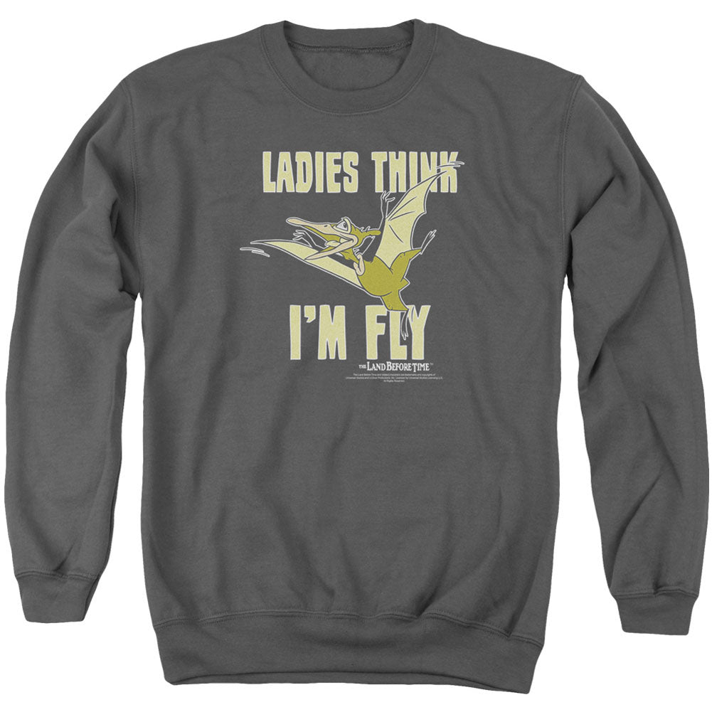Land Before Time I'm Fly Adult Sweatshirt Front