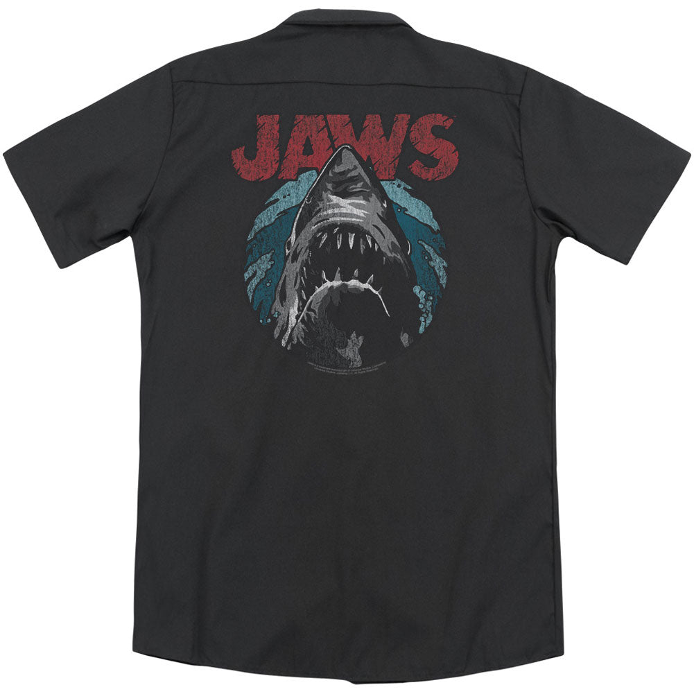 Jaws Water Circle(Back Print) Workshirt Back