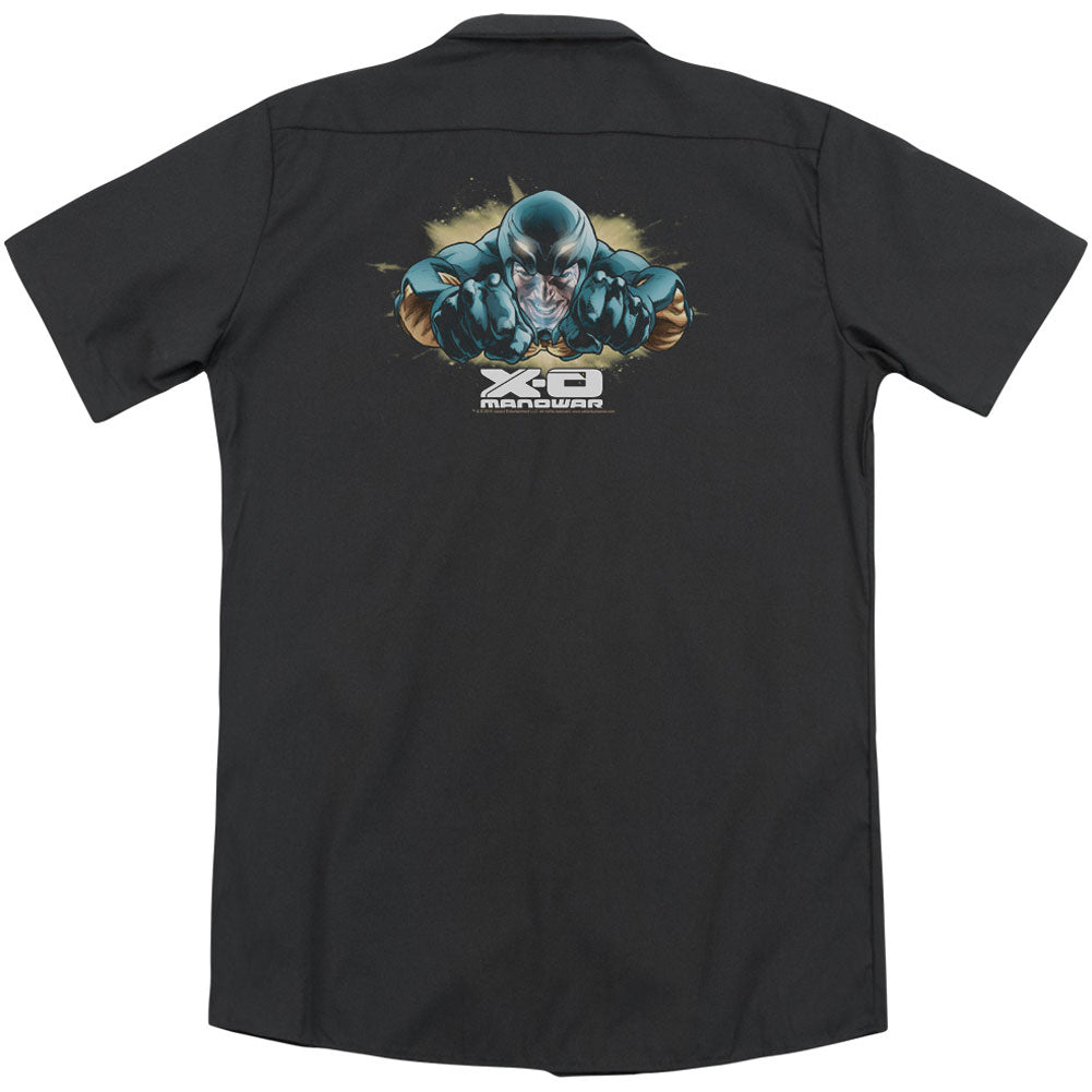 X-O Manowar Xo Fly(Back Print) Workshirt Back
