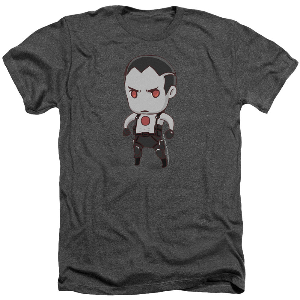 Bloodshot Chibi Adult Heather 40% Poly T-shirt Front