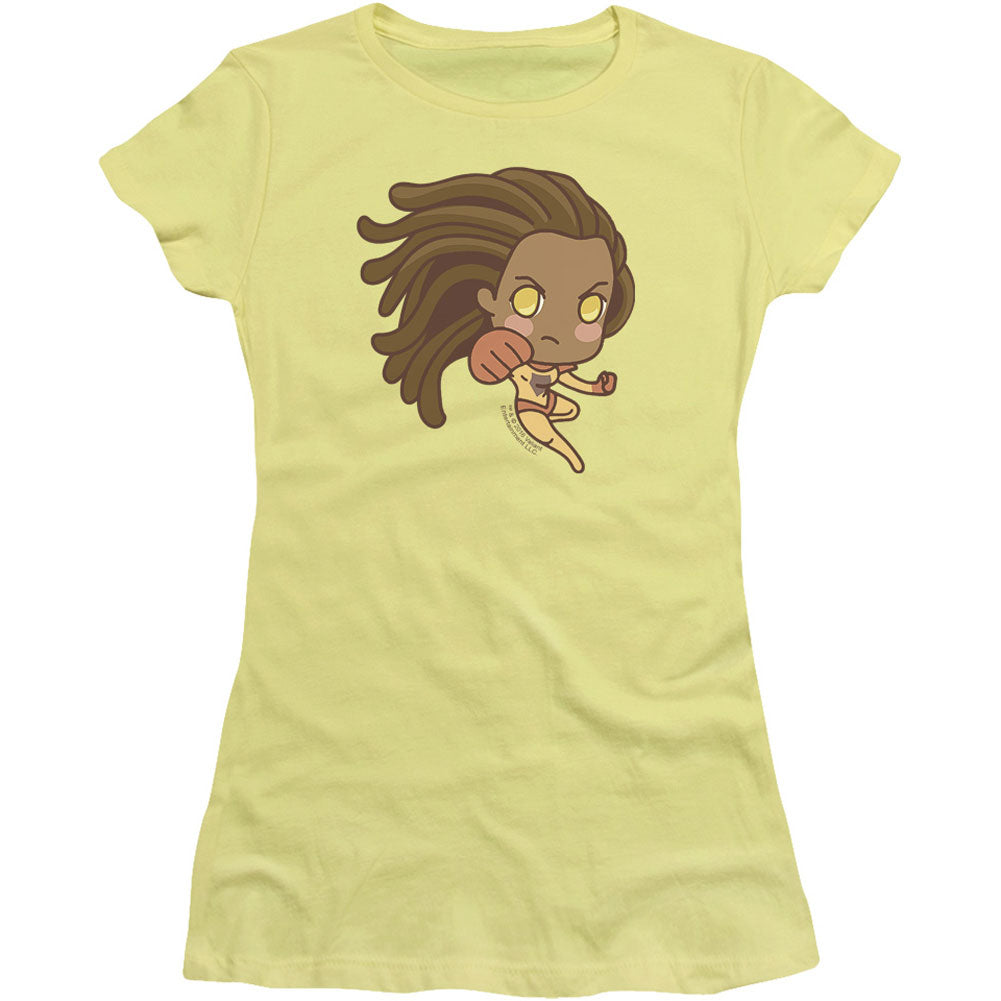 Valiant Livewire Chibi Cap Sleeve Junior Top Front