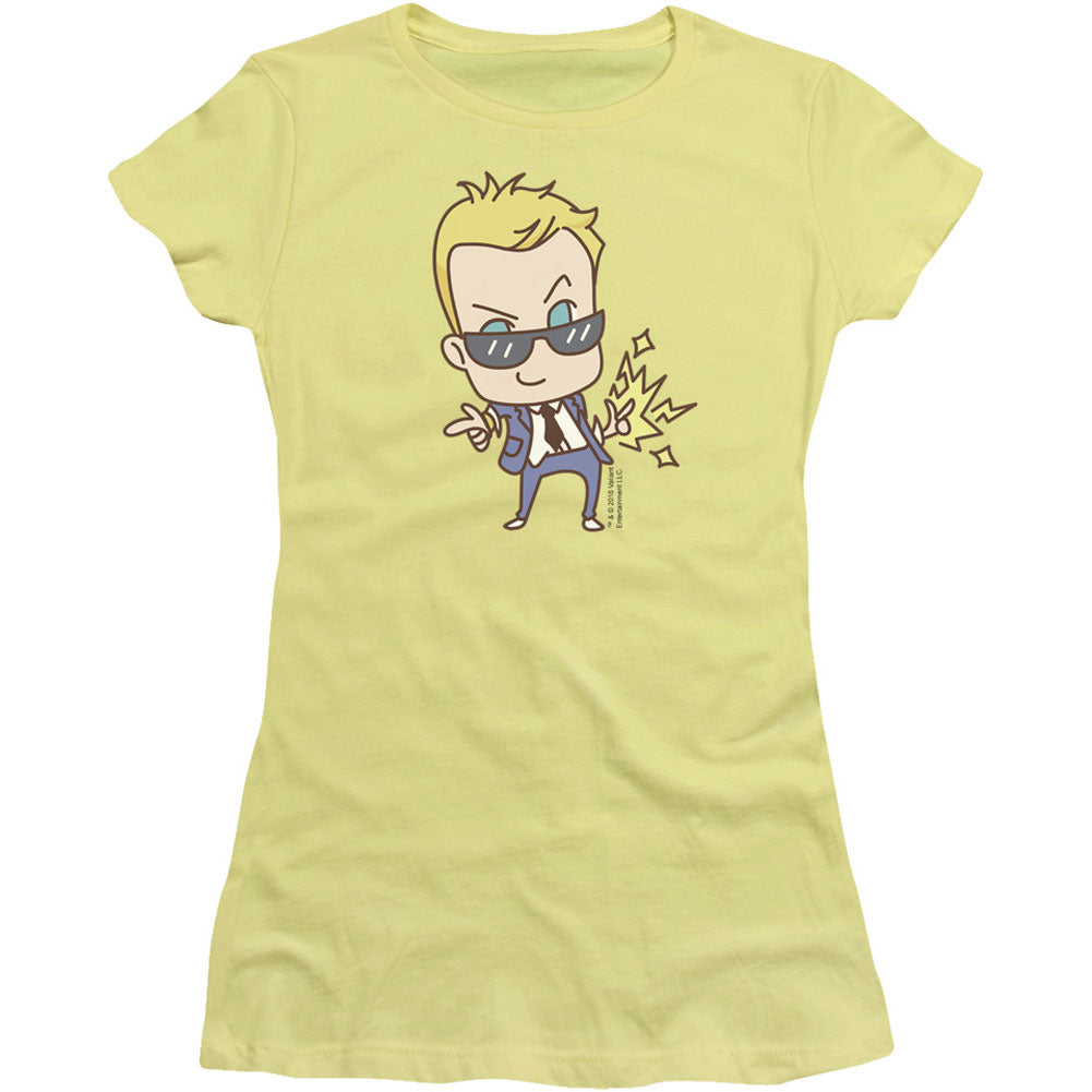 Valiant Woody Emoji Cap Sleeve Junior Top Front