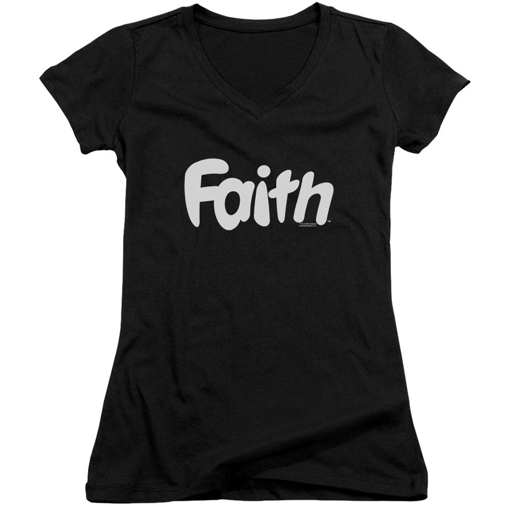 Valiant Faith Logo Cap Sleeve Junior Top Front