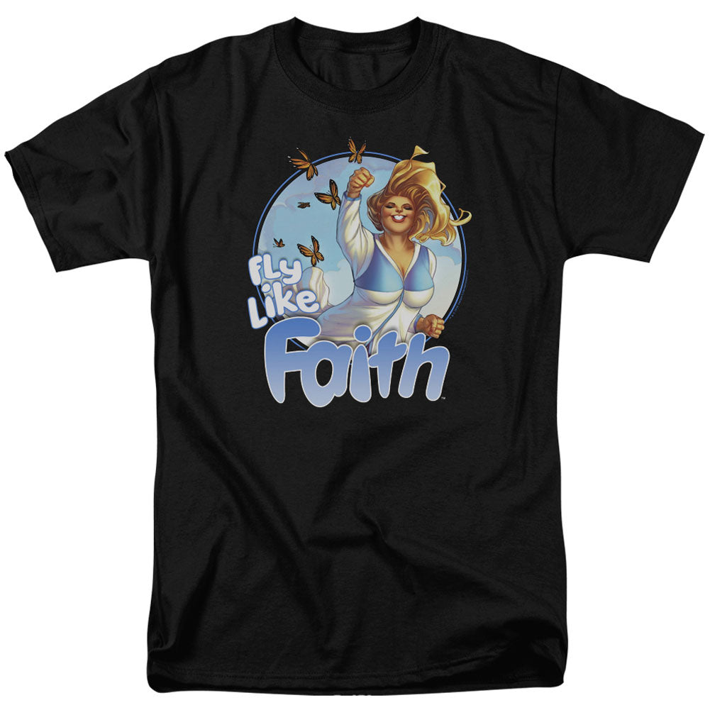 Valiant Fly Like Faith Adult T-shirt Front