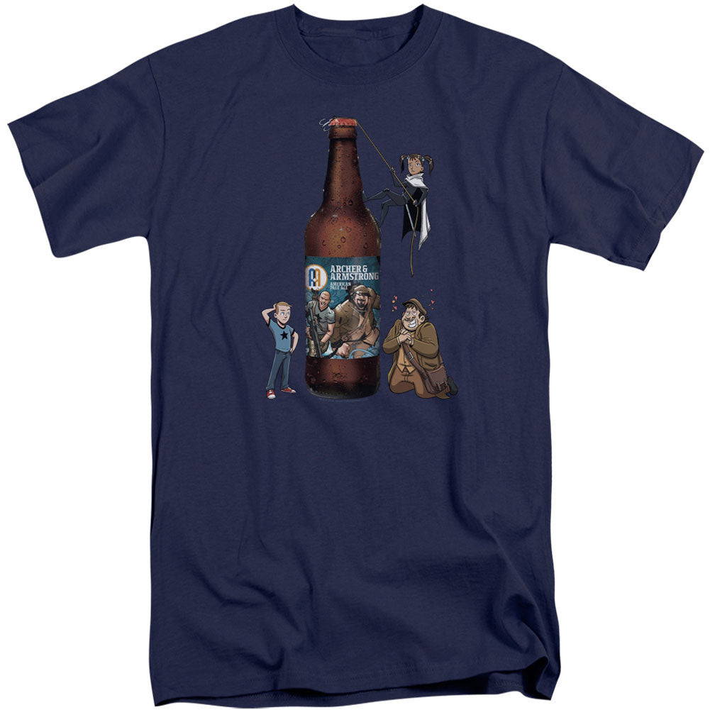 Archer & Armstrong Ale Adult Tall T-shirt Tall Front