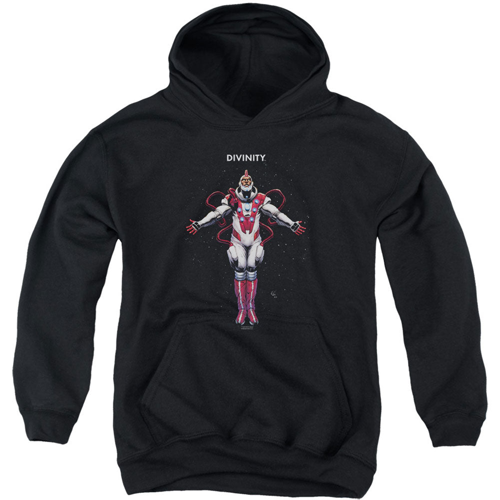 Valiant Divinity Space Youth 50% Poly Hooded Sweatshirt Front