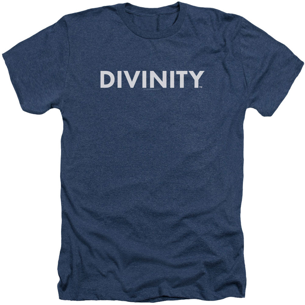 Valiant Divinity Logo Adult Heather 40% Poly T-shirt Front
