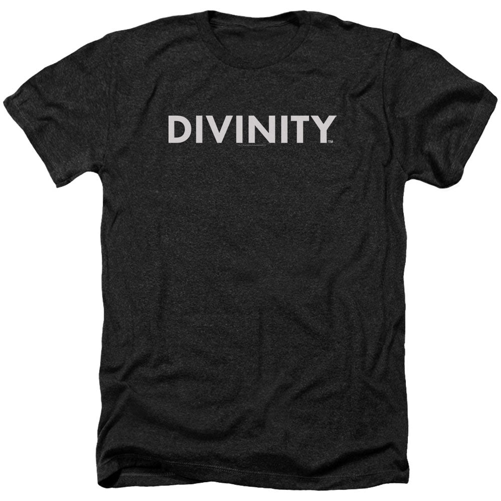 Valiant Divinity Logo Adult Heather 40% Poly T-shirt Front