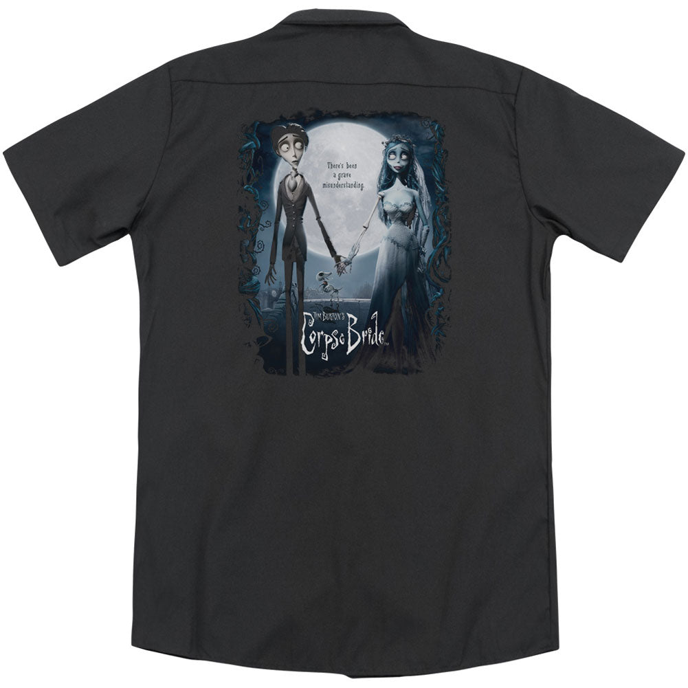 Corpse Bride Poster (Back Print) Workshirt Back