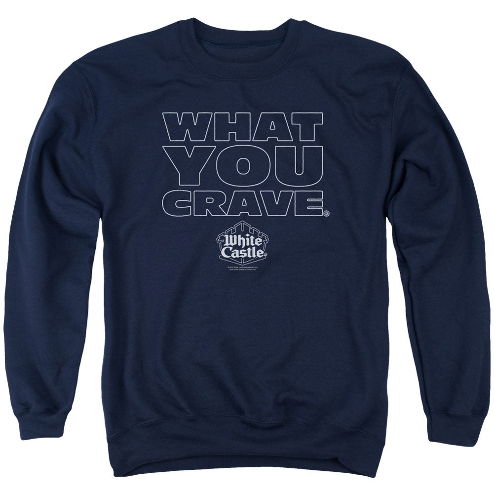 White Castle Craving Adult Sweatshirt Front