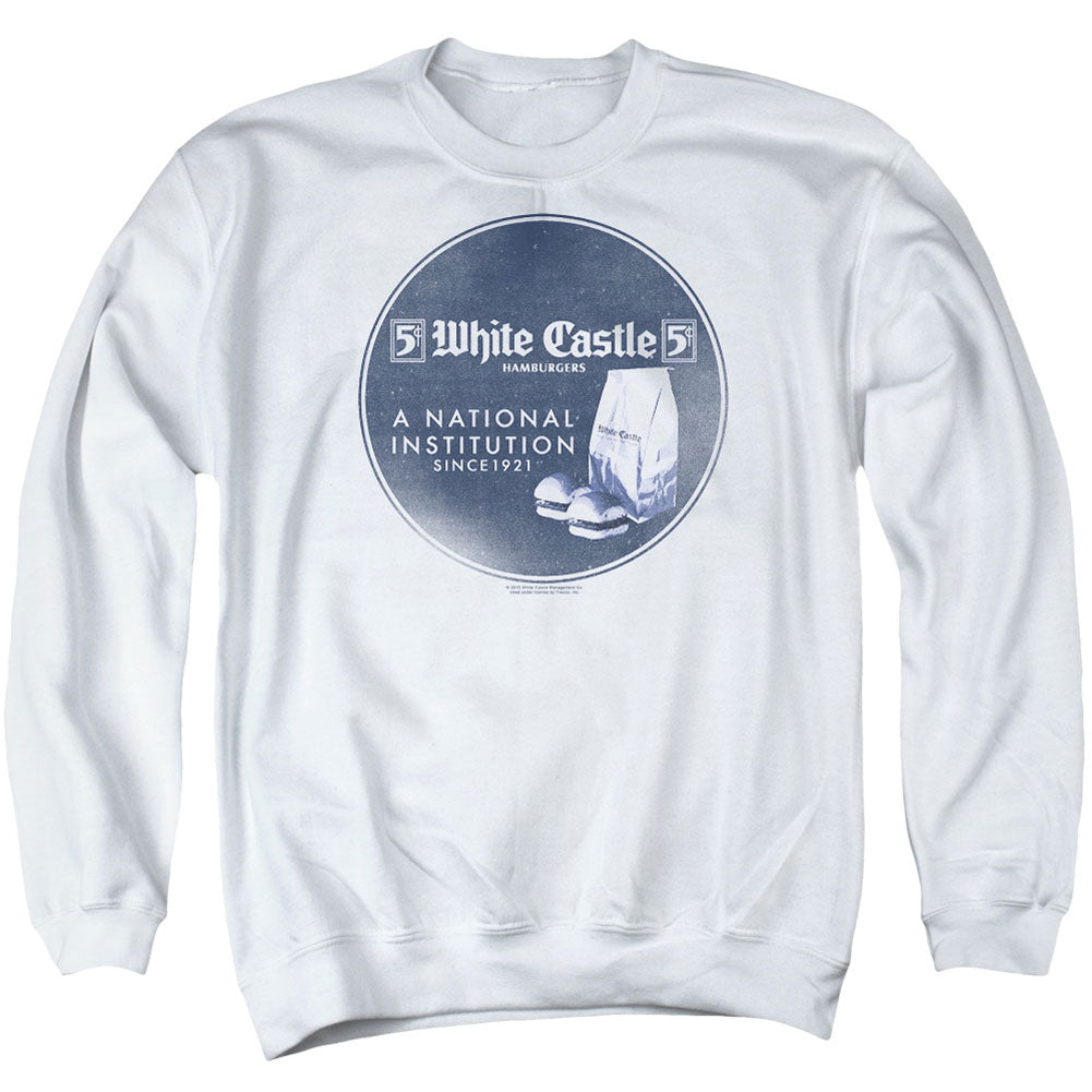 White Castle National Institution Adult Sweatshirt Front