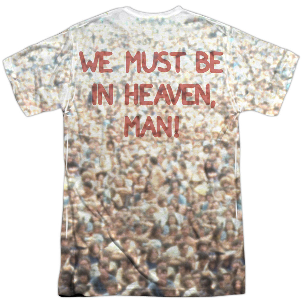 Woodstock Apart From The Crowd 100% Poly Front/Back Print Sublimation T-shirt Back