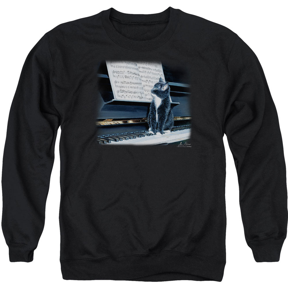 Wildlife Kitten On The Keys Adult Sweatshirt Front