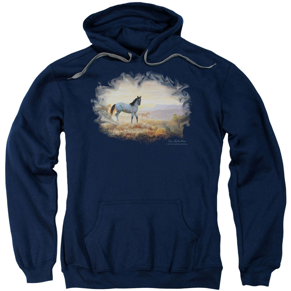 Wildlife Dust At Dawn Adult 25% Poly Hooded Sweatshirt Front