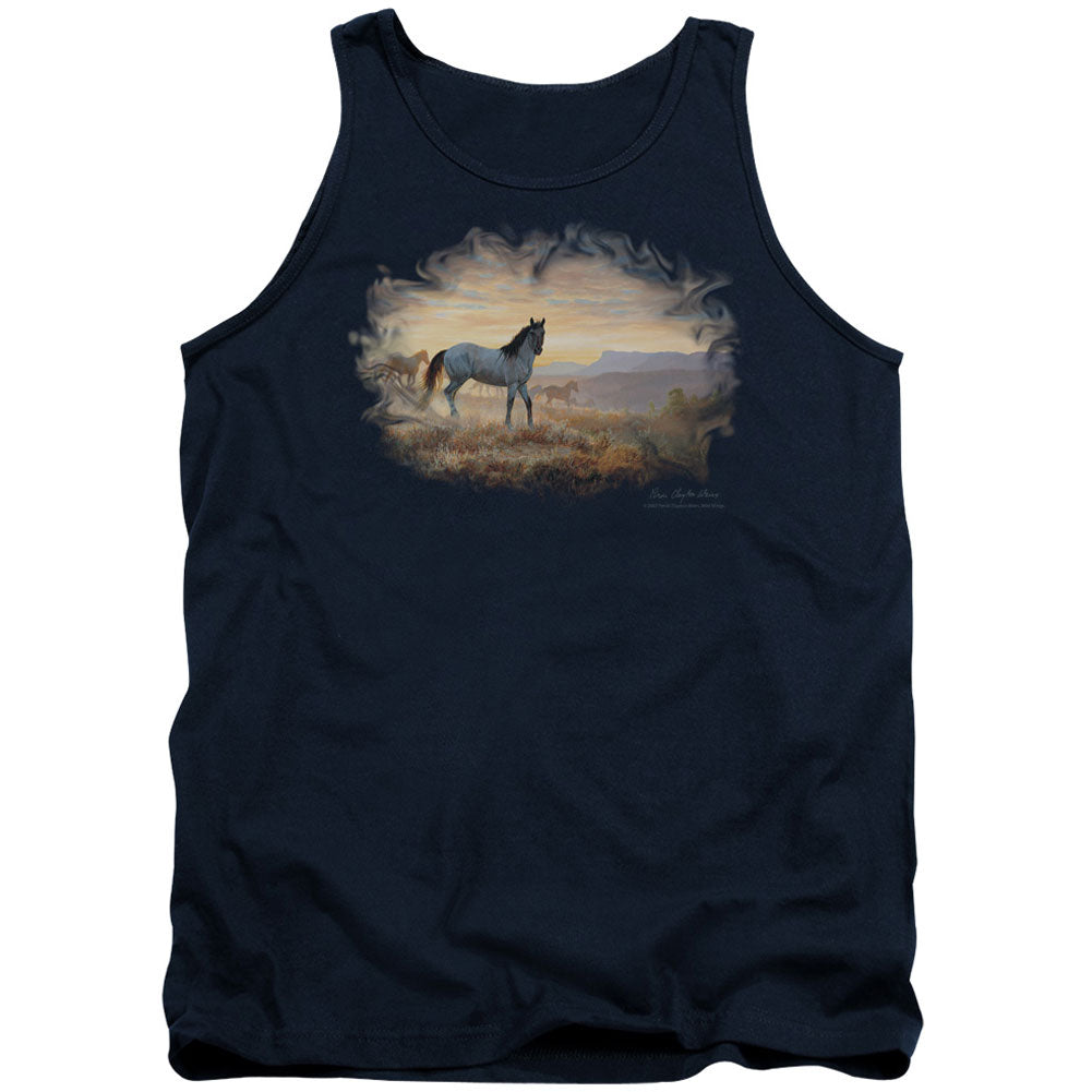 Wildlife Dust At Dawn Mens Tank Front