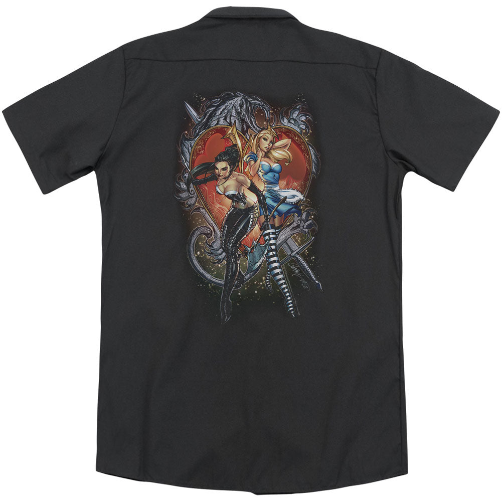 Zenescope Heart(Back Print) Workshirt Back