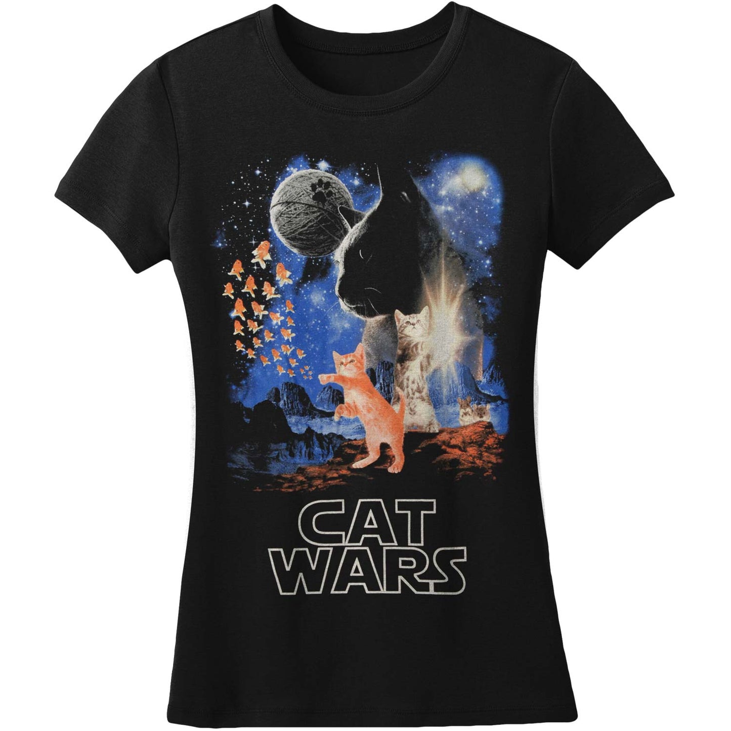 Humor Cat Wars T-shirt