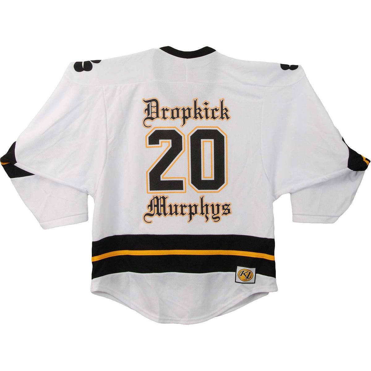 Dropkick Murphys White Hockey Jersey Back