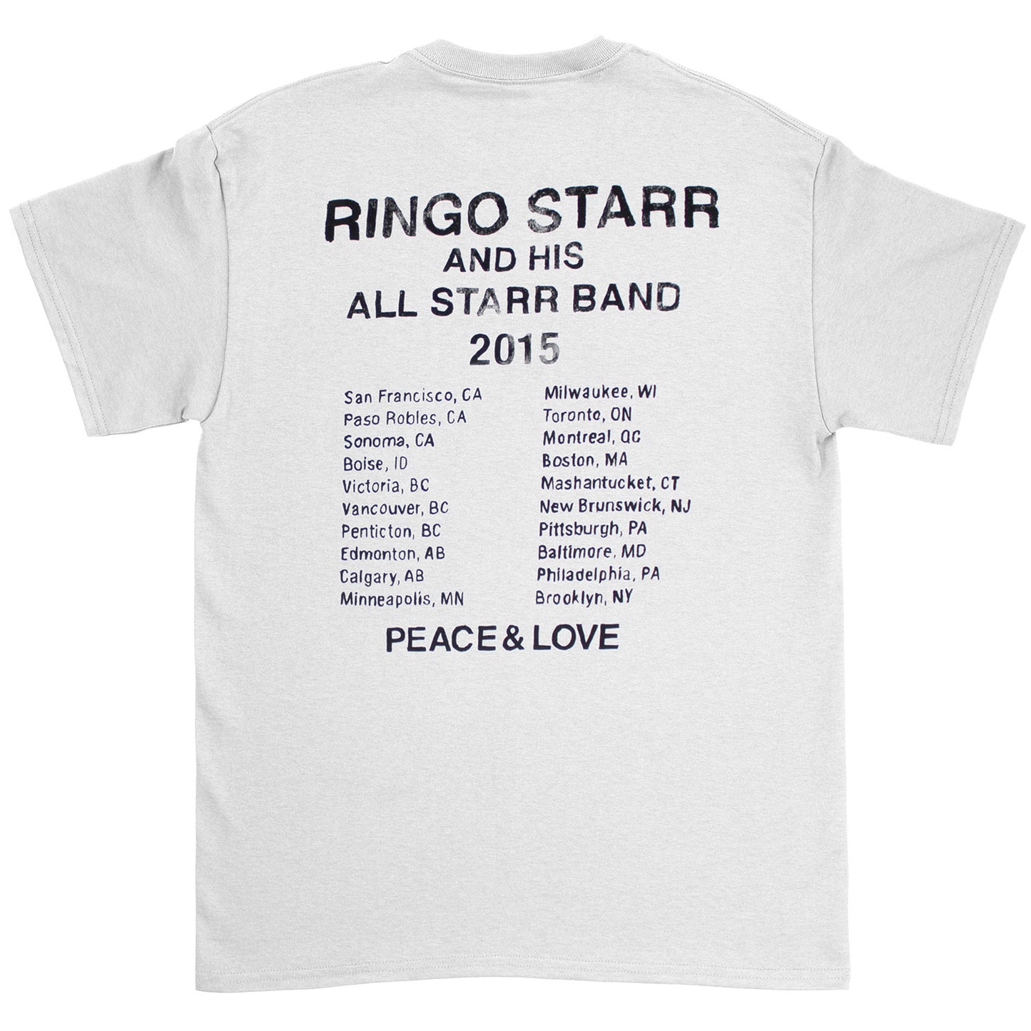 Ringo Starr Star 2015 Tour T-shirt