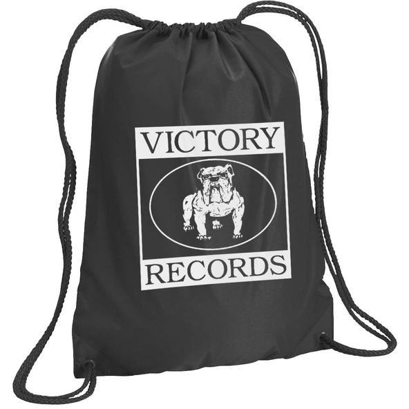 Victory Records Logo Drawstring Backpack Front