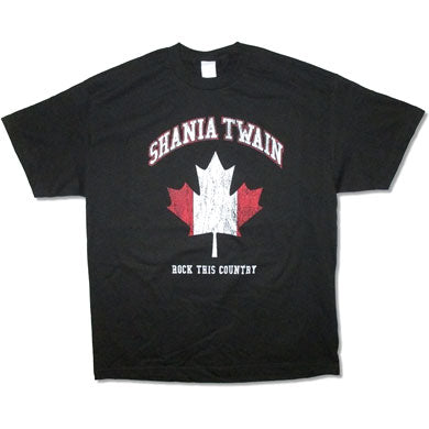 Shania Twain Maple Leaf T-shirt Front