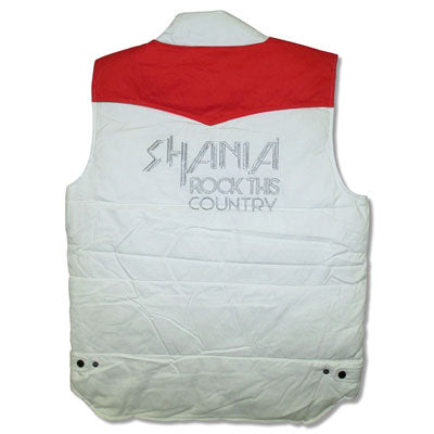 Shania Twain Rock This Country Vest Back