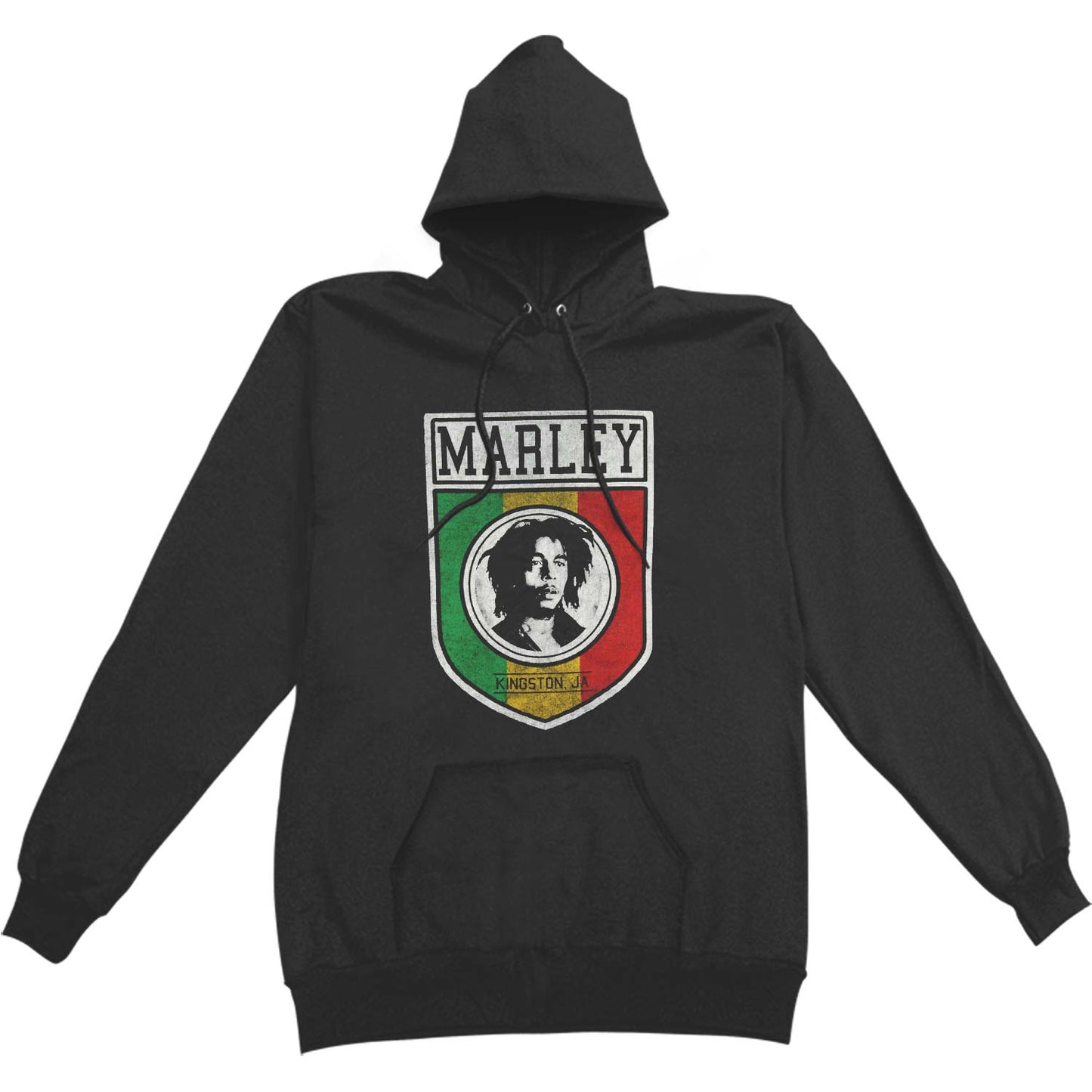 Bob Marley Kingston Jamaica Pullover Hoodie Hooded Sweatshirt Front