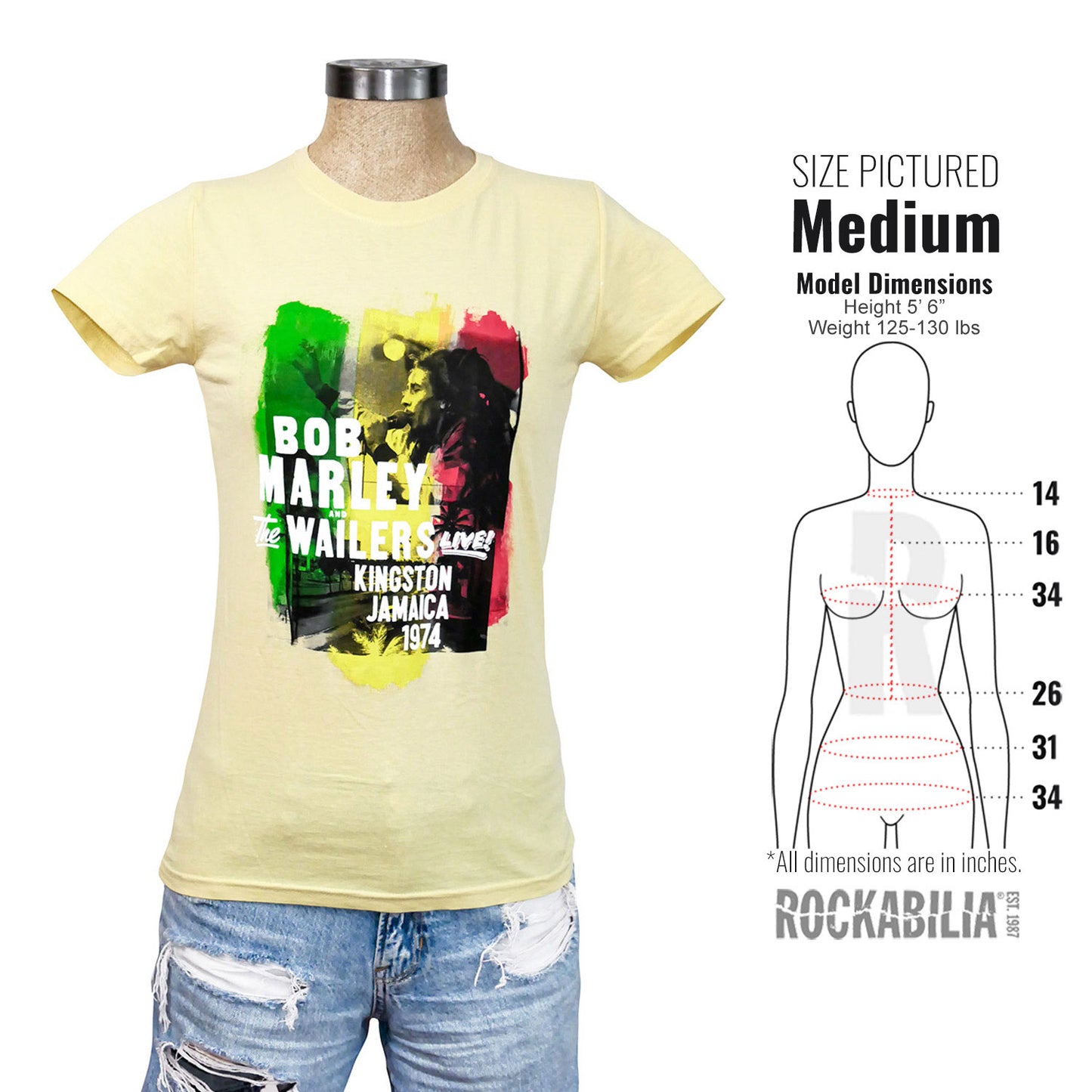 Bob Marley Rasta Paint Live Junior Top Alt 3