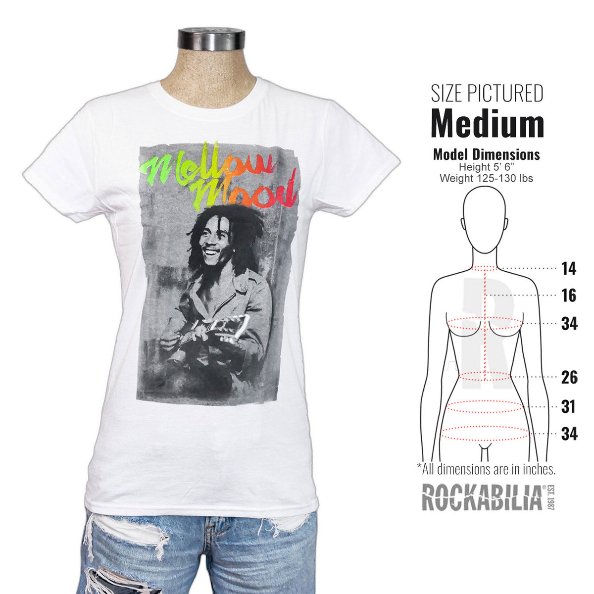 Bob Marley Mellow Mood Junior Top Alt 3